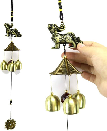 Retro Brave Troops Handcrafted Wind Chimes Hanging Bells for Outside