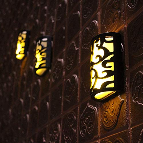 Flameless Candle Lanterns with Timer - 3 Pack LED Wall Sconces