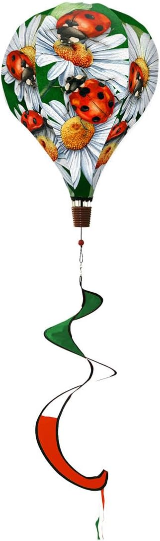 Briarwood Lane Ladybugs and Daisies Hot Air Balloon Spinner