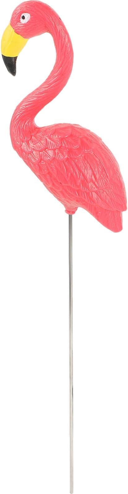 Alasum Resin Flamingo Lawn Ornament with Detachable Legs Weather-Resistant Garden Statue for Outdoor Decor Miniature Landscape Home and Office Decoration