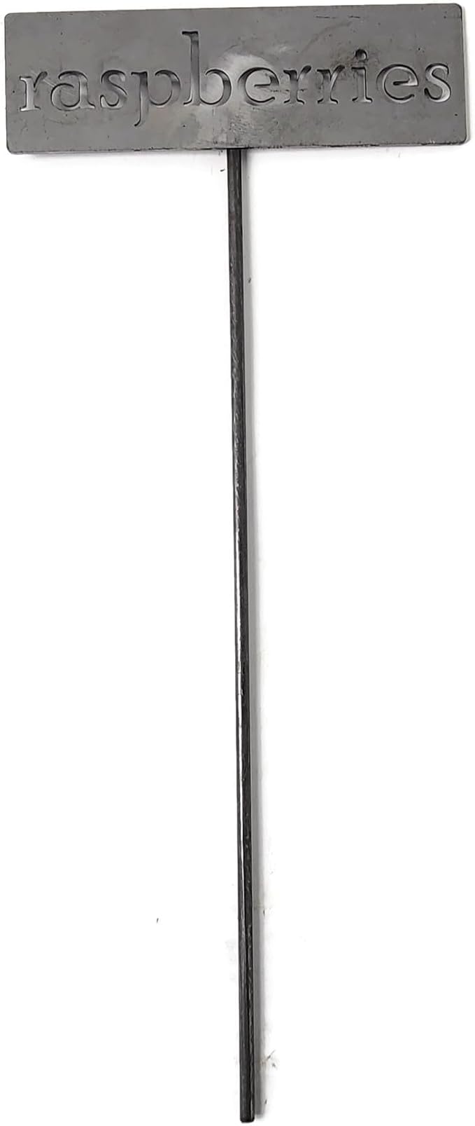 Classic Metal Garden Markers 19 Inches Tall (raspberries, Raw, Unfinished Steel (will rust with time))