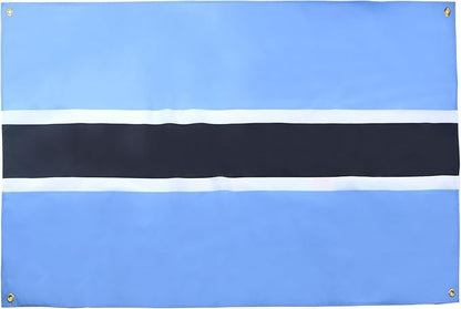 AZ FLAG Botswana Flag 150 x 90 cm with 4 Eyelets Botswana Flag for Balcony or Wall