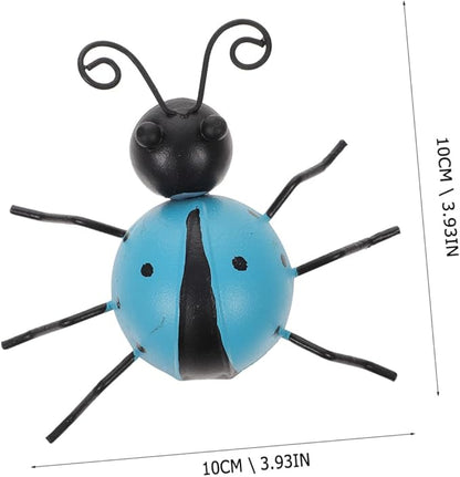 Abaodam 3pc Realistic Ladybug Ornaments Animal Decorations for Backyard for Crafts