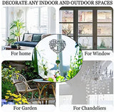 H&D HYALINE & DORA Tree of Life Crystal Suncatchers Crystal Drop Prism Rainbow Maker Hanging for Home Garden Decoration, Heart Shaped