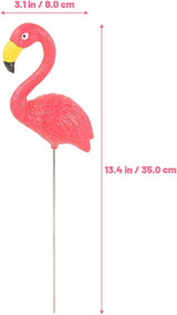 Alasum Resin Flamingo Lawn Ornament with Detachable Legs Weather-Resistant Garden Statue for Outdoor Decor Miniature Landscape Home and Office Decoration