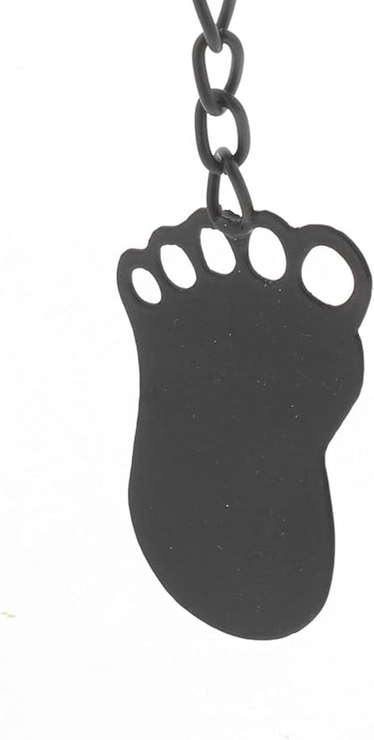 The Bridge Collection 27" Metal Bigfoot Wind Chime - Bigfoot Gifts - Big Foot Yard Decor - Bigfoot Decor - Metal Wind Chimes - Big Foot Silhouette Wind Chime - Windchimes for Garden Decor