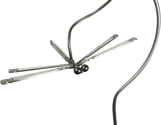 Modern Artisans American Made Dancing Dragonflies Balancing Garden Stake and Upcycled Utensil Sculpture