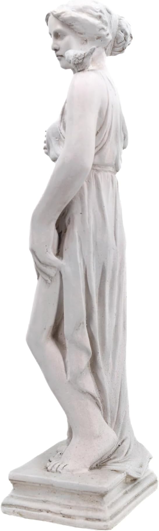 GENUINQ Outdoor Garden Statue Nymph Sculpture Goddess of Greek Mythology Roman Style Outdoor Patio Yard Lawn Porch Decor 32 Inch Ivory