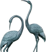 SPI Home 31291 Medium Garden Crane Pair Sculpture