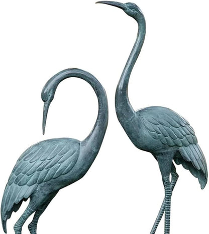 SPI Home 31291 Medium Garden Crane Pair Sculpture