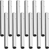 12pcs Wind Chime Tubes,Metal Windchime Tubes,Wind Chime Making Kit,Windchime String Metal s for Crafts, Parts for DIY s Crafts Courtyard Hanging Ornament