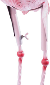 Outdoor Flamingo Garden Statues Set of 1/2/3, Metal Lawn Art Decorations with Rustproof Iron, Lifelike Tropical Bird Sculpture for Yard Patio Terrace Wedding Birthday Gift
