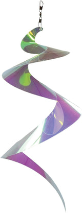 In the Breeze 9156 — 30-inch Iridescent Twister Tail — Suncatcher Wind Spinner for Yards and Gardens, Humane Animal Deterrent…