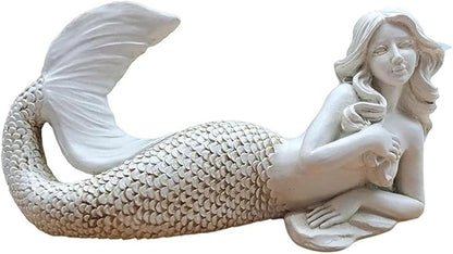 Statue Home Decor, Lying Garden Sculpture Figurine Statue Modern Art Ornament for Garden Home Office Desktop Decoration