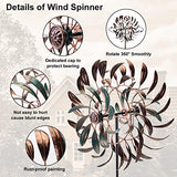 Stargarden Wind Spinners Outdoor, Metal Large Wind Sculptures | 360 Degrees Kinetic Wind Sculptures& Spinners Yard Art Outdoor Garden Decor