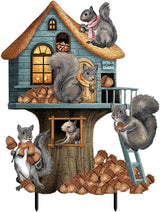 Briarwood Lane Fall Welcome to The Nut House Metal Art