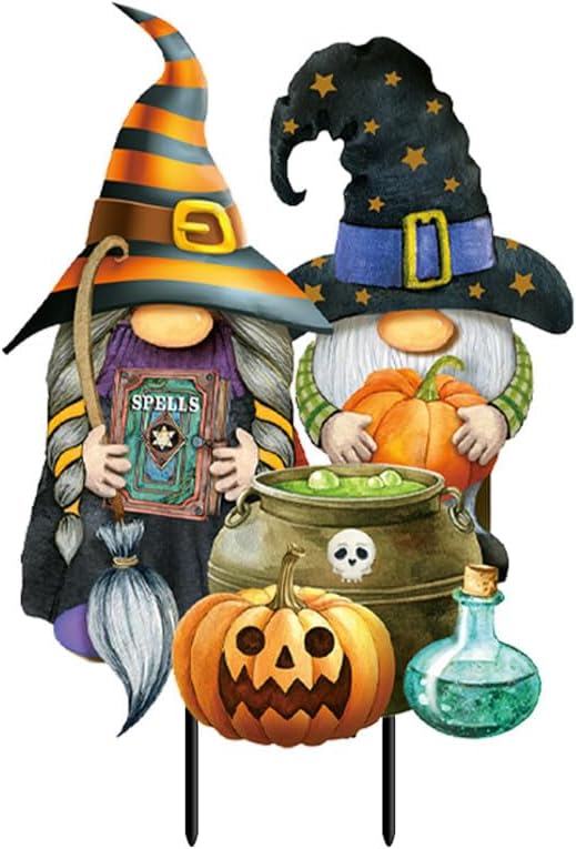 Briarwood Lane Halloween Gnomes Metal Art