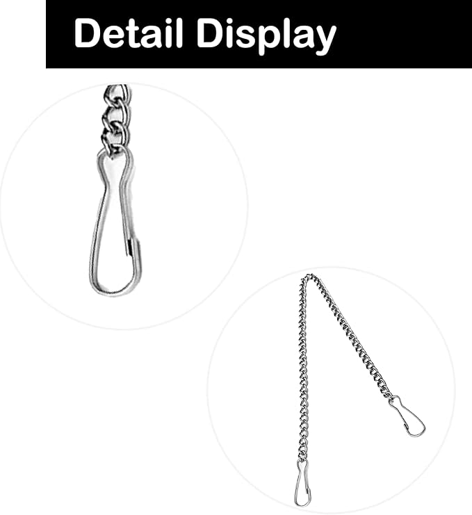 7 Pcs 20 Inch Stained Glass Window Hanging Chain,Premium Decorative Chain for Colorful Glass Windows, Sun Catchers, and Decorative Items, Perfect for Walls, Gardens, and Kitchens