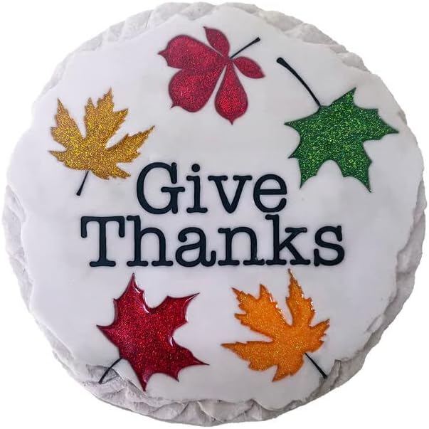 Spoontiques - Garden Décor - Give Thanks Stepping Stone - Decorative Stone for Garden