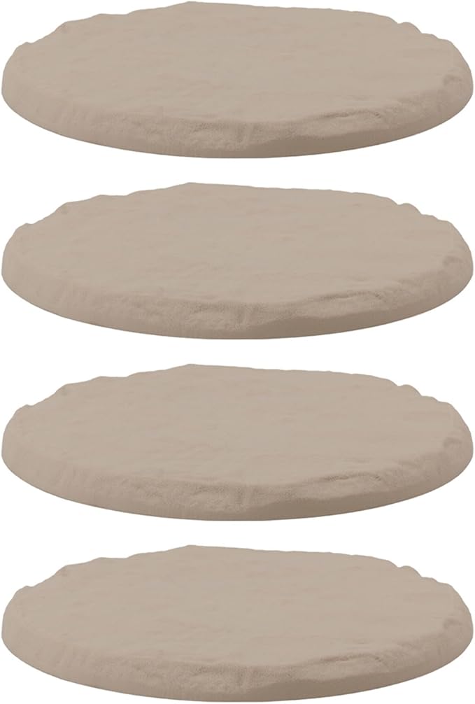 Gardens Stone,4Pieces Outdoor Decorative Easy Ground Installation for Garden Pathway Design