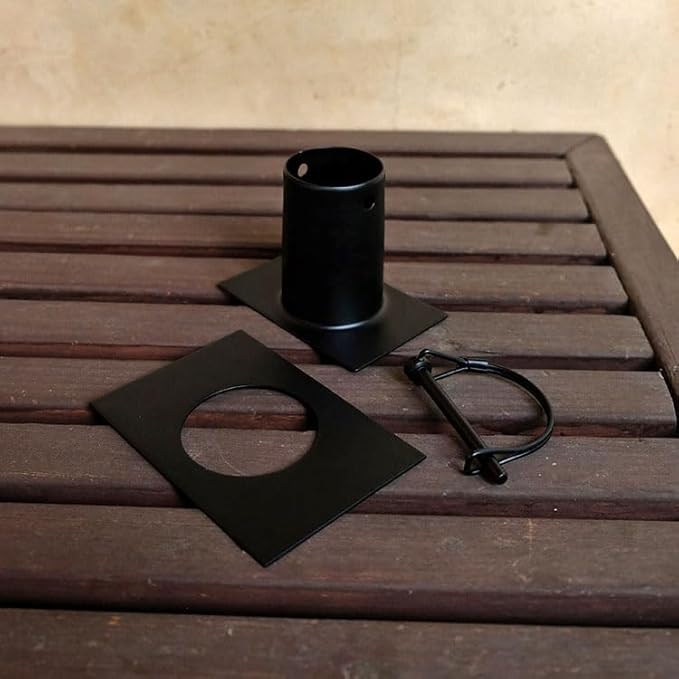 Nutshell Stores Naoki Cups Rain Chain - Black - 15 Feet