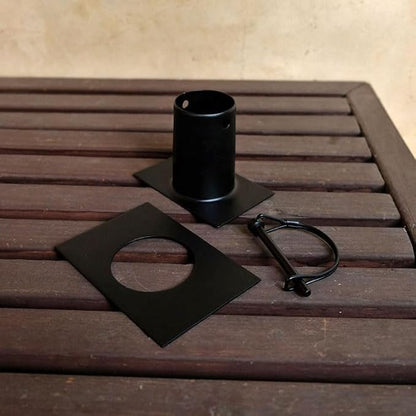 Nutshell Stores Naoki Cups Rain Chain - Black - 16 Feet