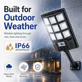Solar Motion Sensor Lights - 6 Pack, Remote Control
