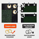 180GSM 6ft x 50ft Fence Privacy Screen Heavy Duty Fence Cover Garden Wall Backyard Dark Green