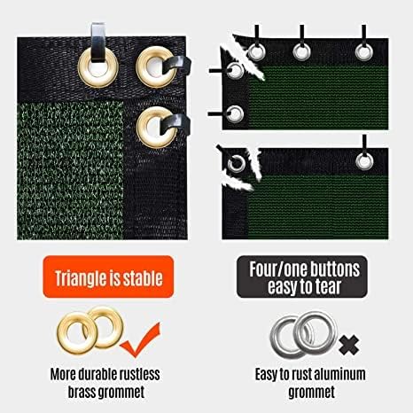 180GSM 4ft x 25ft Fence Privacy Screen Heavy Duty Fence Cover Garden Wall Backyard Dark Green