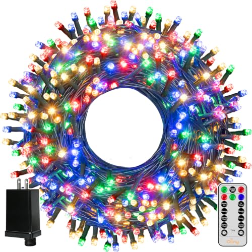 Christmas String Lights 400LED 132FT - Multicolored with Timer & Remote
