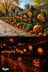 12FT Halloween Pumpkin String Lights - 20 LED Waterproof