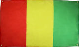 AZ FLAG Guinea Flag 150 x 90 cm with 4 Eyelets for Balcony or Wall