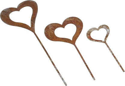 Metal Rusted Animals Garden Stake Artificial Metal Art for Decorations Outdoor Backyards Decors Animal Garden Sculpture