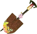 Metal Shovels with Outdoor Garden Art Statues Ornament for Home Farmhouse Sculpture Decor Housewarming Present Housewarming Gift Farmhouse Couple Figurines Iron Shovel Ornaments Cute
