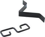 Rain Chain Gutters Adapter Clip for Garden V Style Copper Hook Hanger Gutter Clip for Rain Chain Installation kit Iron Connector for Rain Chimes Downspout Outside Hardware Pack of 2