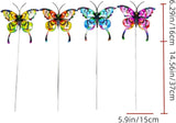 A Set of Adorable Wrought-Iron Garden planters is Suitable for Various Places Such as patios, courtyards, corridors, etc. (Butterfly)