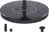Solar Fountain for Bird Bath, Solar Water Fountain with 6 Nozzles & Fixed Pipes, Upgraded Version 2.5W Solar Water Pump, Suitable for Bird Bath, Garden, Courtyard, Fish Tank, Outdoor