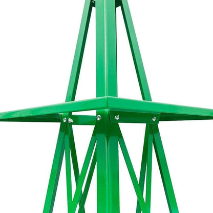 8 Feet Ornamental Garden Windmill, Green and Yellow