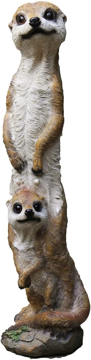 46CM Country Simulation Animal Statue Resin Crafts Art Sculpture Outdoor Garden Courtyard Decoration