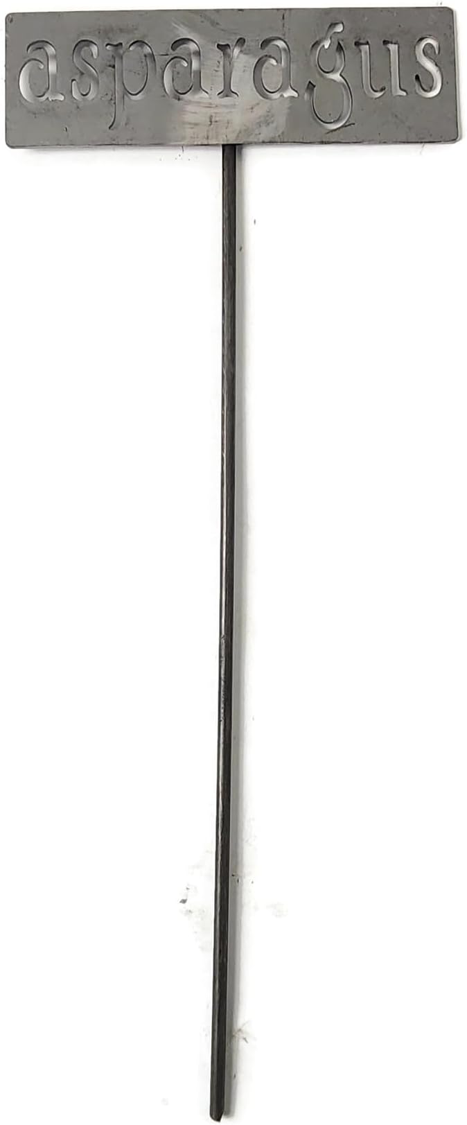 Classic Metal Garden Markers 19 Inches Tall (asparagus, Raw, Unfinished Steel (will rust with time))