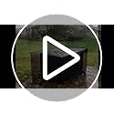 Waterproof Fire Pit Cover Rectangular 45"L x 23"W x 25"H Black