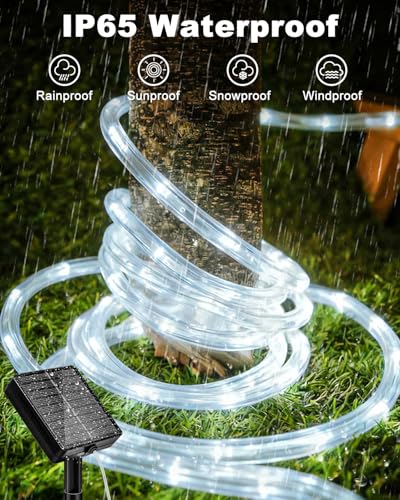 Solar Rope Lights 120LED 46FT - Waterproof String