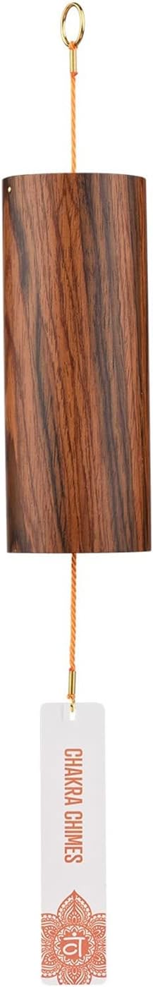 Chakra Chimes Natural Bamboo Wind Chimes Meditation Chord Windchime Wind Bell for Home Decoration Zen Mindfulness Sacral Chakra