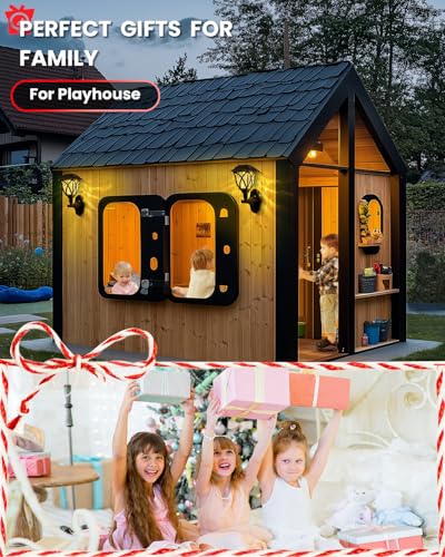 Solar Wall Lantern - Outdoor Playhouse Light