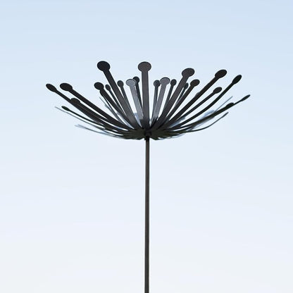 Metal Flowers - Unique Dandelion Design Outdoor Garden Stakes, Durable Weather-Resistant Steel, Easy Installation, Large Yard Art for Plants and Small Decorations, Ideal for Garden Enthusiasts