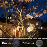 Moon Solar Lanterns - Hanging Outdoor Decor Set