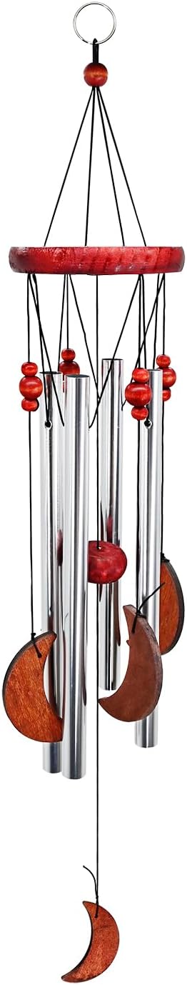 Pet Loss Sympathy Gift Moon Wind Chimes for Outside Memorial Bereavement Dog Remembrance Cat Death Sorry Condolence
