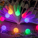 AWQ 100 LED 49ft Multicolor Globe String Lights