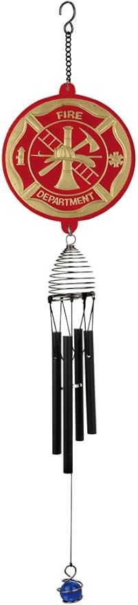 Red Carpet Studios Patriot Wind Chime, Fire Department