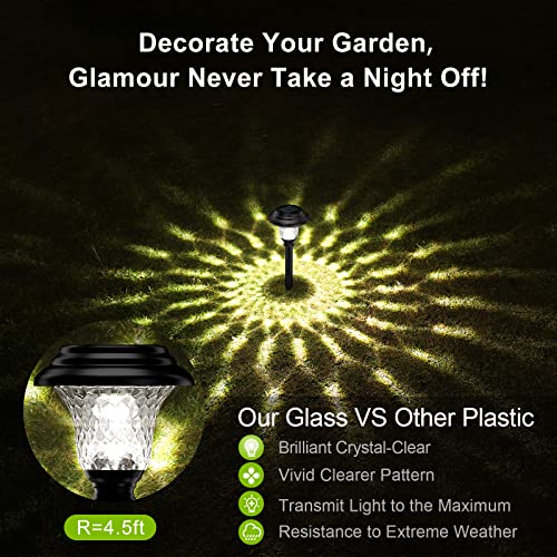 Solar Pathway Lights - 8 Pack Waterproof LED